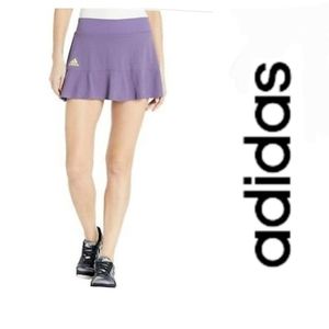Adidas Tech Purple Shock Yellow Skirt Skort Large NEW NWT Active Tennis Golf